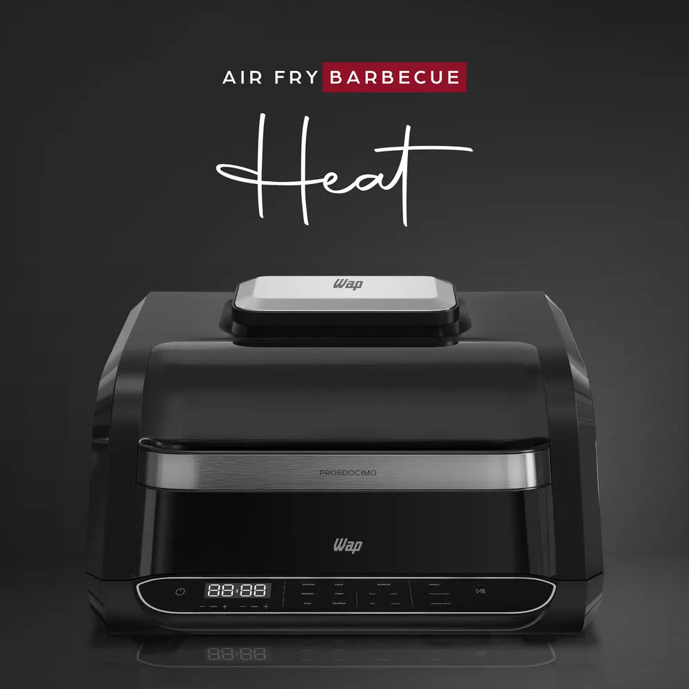 Fritadeira Elétrica Air Fryer 8 em 1 Wap Barbecue Heat Digital Wc Ab1030 127V