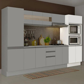 Torre Quente Armário de Cozinha Para 2 Fornos 100% Mdf Branco Smart Madesa G267500909