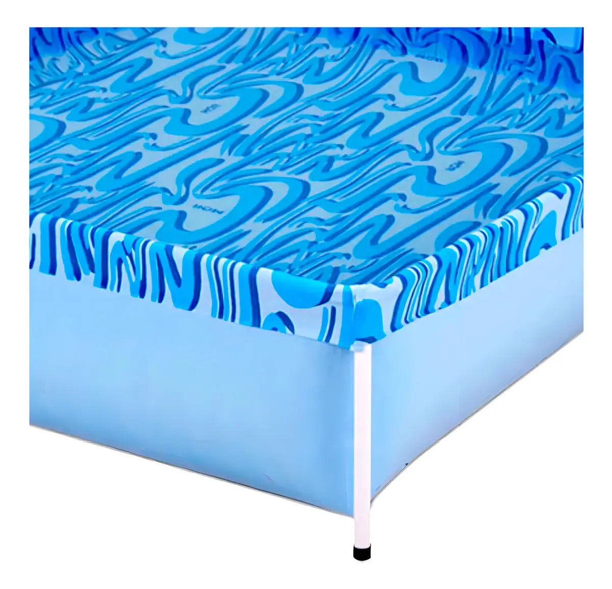 Piscina Infantil Quadrada Estrutural Pvc 400 Litros - Mor