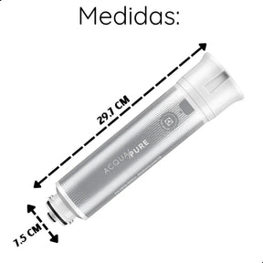 Kit 2 Refil De Água Acqua Pure Electrolux Pe12a Pe12b Pe12g PC01X, Cor Marrom-claro