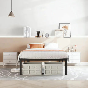 Estrutura De Cama De Metal, Solteiro, Com Espaço De Armazena Cor Preto Hot Wheels