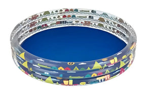 Piscina Infantil Inflável Redonda 253 Litros Fundo do Mar Wellmix