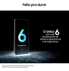 Celular Galaxy A07 256gb, 8gb, Câmera 50mp, Tela 6.7 , Proteção Ip54, Processador 6nm - Violeta