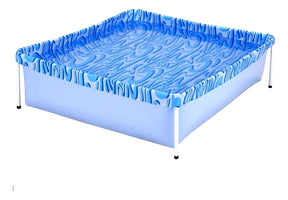 Piscina Infantil Quadrada Estrutural Pvc 400 Litros - Mor