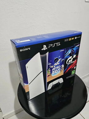 Console Playstation®5 Slim Digital - Pacote Astro Bot E Gran Turismo 7 - Branco