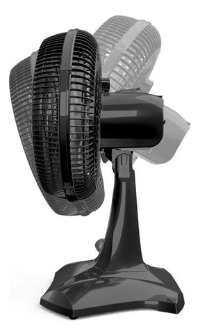 Ventilador De Mesa Britânia Prime Air AVTE300 Preto com 6 Pás e 3 Velocidades