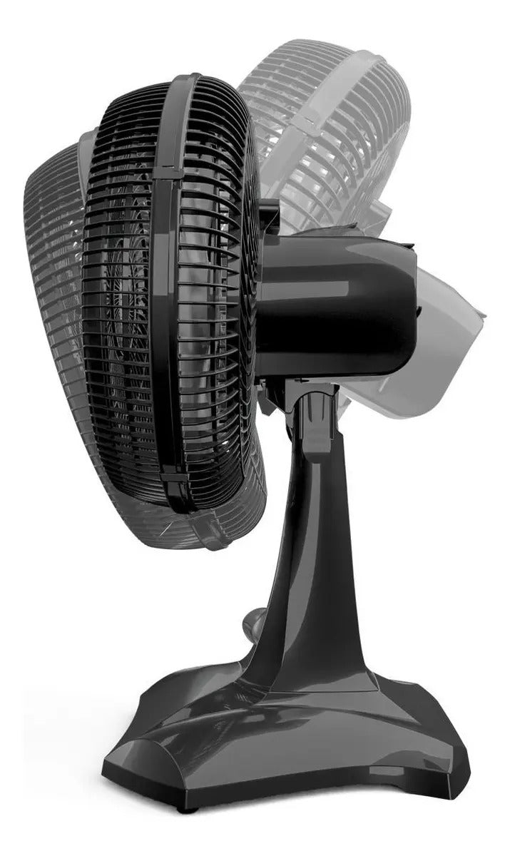 Ventilador De Mesa Britânia Prime Air AVTE300 Preto com 6 Pás e 3 Velocidades