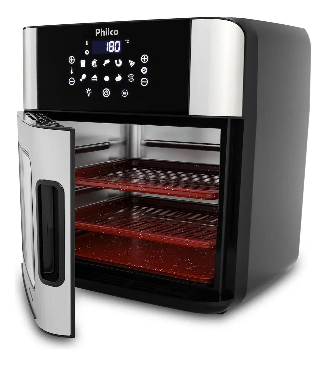 Fritadeira Air Fryer Philco PAF16A 4 Em 1 Painel Digital 16l