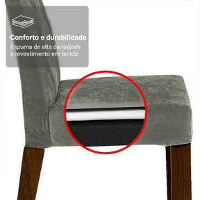 Mesa Lyli com Vidro Temperado