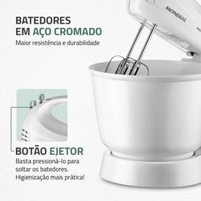 Batedeira Prática, Mondial, 400W - B-44-W