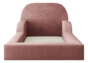 Cama Colchão Montessoriana Infantil Proteção Lateral Balaqui Cor Rosa