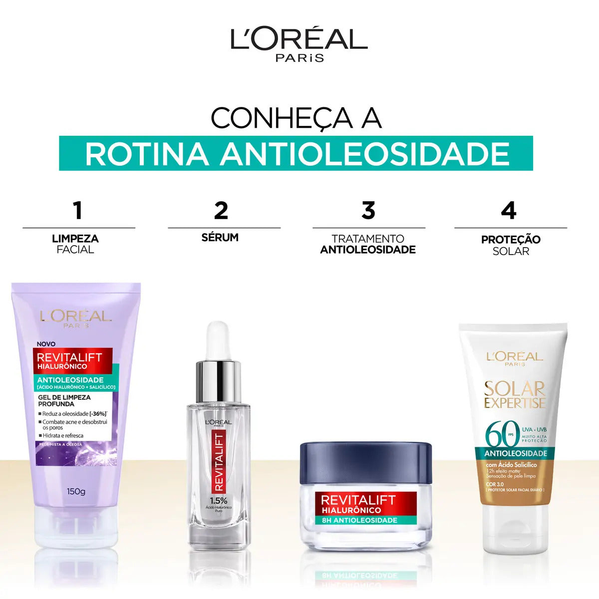 Protetor Solar Loréal Paris Antioleosidade Fps60 Cor 3.0 40g