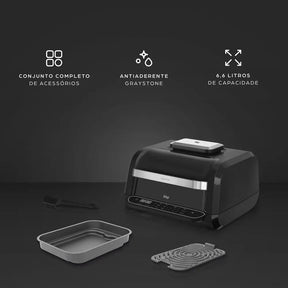 Fritadeira Elétrica Air Fryer 8 em 1 Wap Barbecue Heat Digital Wc Ab1030 127V