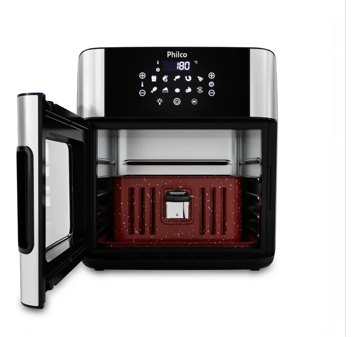 Fritadeira Air Fryer Philco PAF16A 4 Em 1 Painel Digital 16l