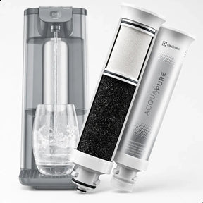 Kit 2 Refil De Água Acqua Pure Electrolux Pe12a Pe12b Pe12g PC01X, Cor Marrom-claro