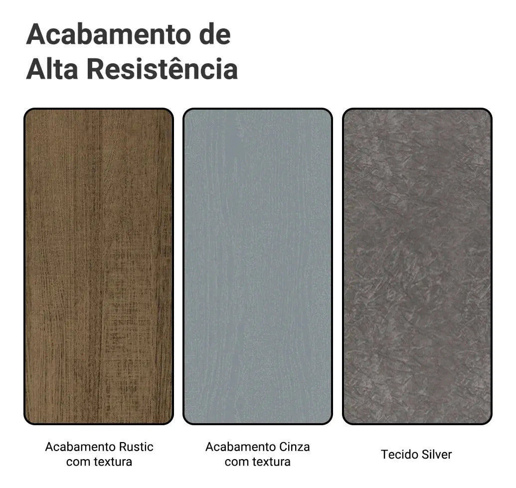 Mesa Lyli com Vidro Temperado