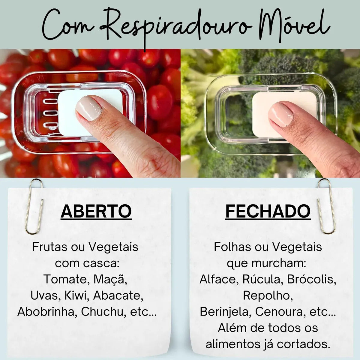 Kit 4 Organizador De Geladeira 2l Acrílico Frutas E Verduras