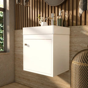 Gabinete Banheiro Armario 40cm Suspenso Mdf Sem Cuba Cor Do Móvel Branco