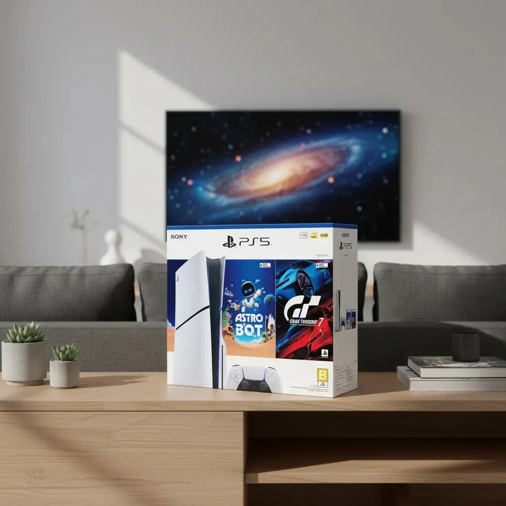 Console Playstation 5 de 1 TB: Astro Bot e Gran Turismo 7