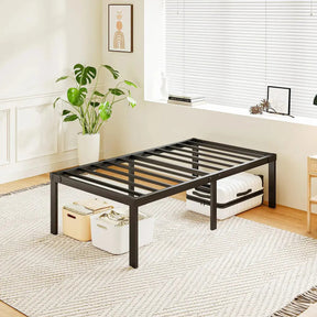 Estrutura De Cama De Metal, Solteiro, Com Espaço De Armazena Cor Preto Hot Wheels