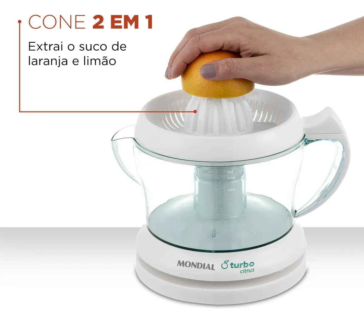 Espremedor Turbo Citrus, Mondial, 25W - E-01