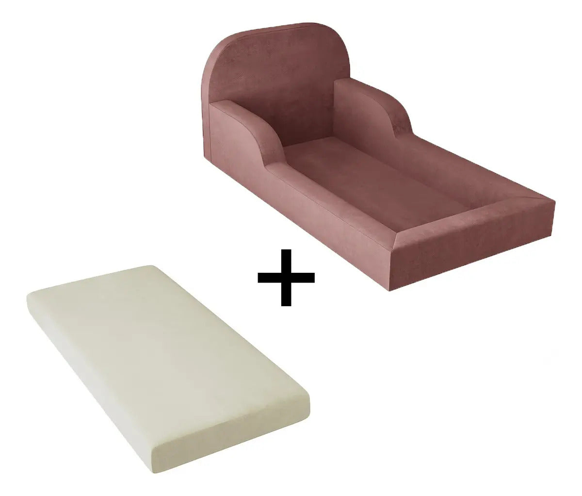 Cama Colchão Montessoriana Infantil Proteção Lateral Balaqui Cor Rosa