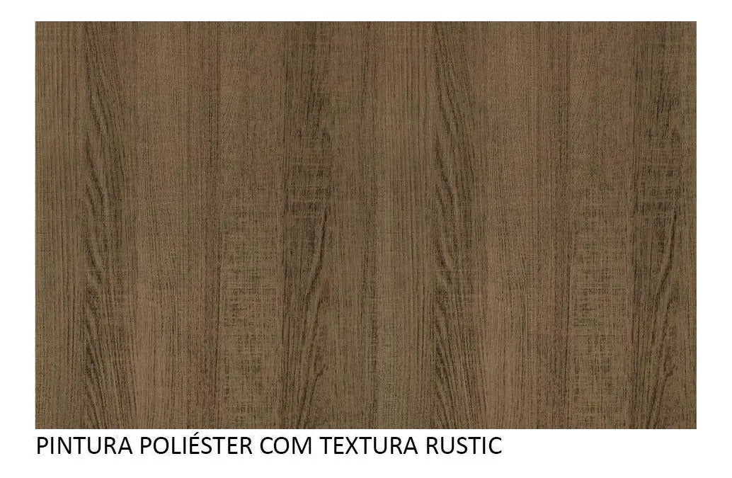 Guarda-roupa Solteiro Madesa Denver 2 Portas De Correr R Cor Rustic