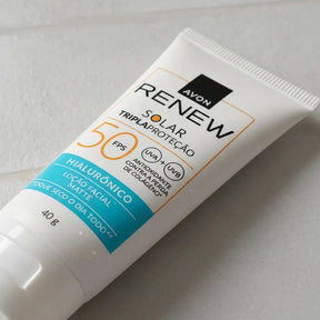 Protetor Solar Renew Fps 50 Loção Facial Matte Hialurônico