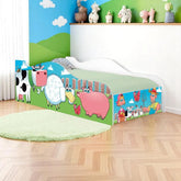 Mini Cama Infantil Fazendinha E Vaquinha Com Colchão