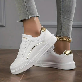 Tenis Feminino Casual Branco Retrô Clássico Force