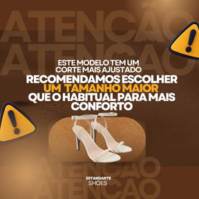 Sandália Feminina Salto Alto Fino Casual Festa 9cm