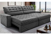 Sofá Retrátil 2,30m Molas Ensacadas Max Spring. Cama Inbox
