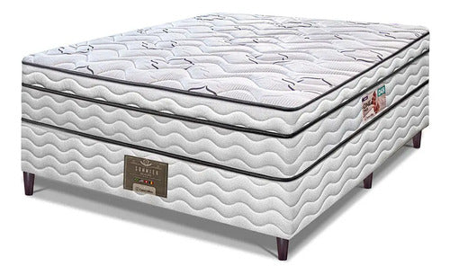 Cama Box Casal Cama Inbox Moderne Ortopédico Com Espuma D45