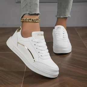 Tenis Feminino Casual Branco Retrô Clássico Force