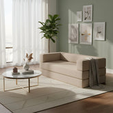 Sofá-cama Compacto 100% Espuma Envio Compacto Em Caixa