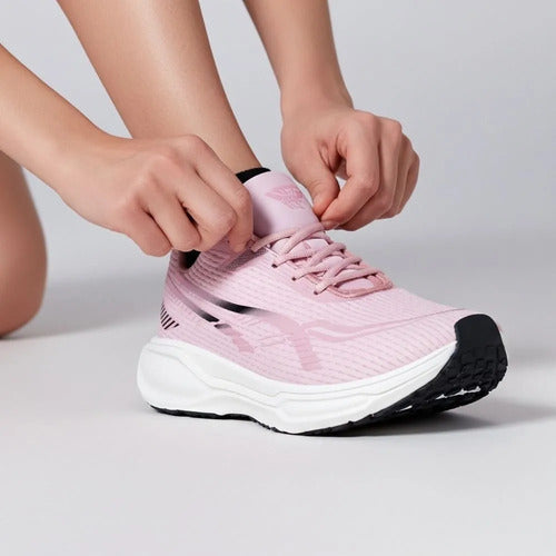 Tênis Elite Unissex Design Premium Rosa Academia Caminhada