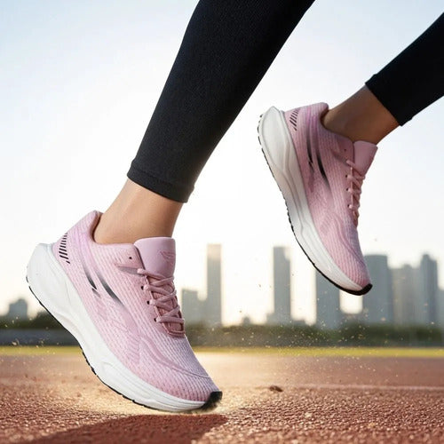 Tênis Elite Unissex Design Premium Rosa Academia Caminhada