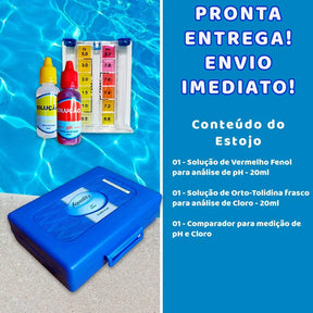 Kit Limpeza De Piscina Aspirador Escova Cabo Mangueira 6m