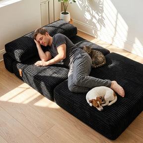 Sofa Cama 3em1 Solteiro Sofa Cama Dobravel Embalado Em Caixa