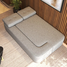Sofá Cama Reclinável 2 Lugares Espumática Vistra