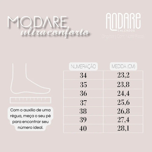 Chinelo Modare Ultra Conforto Ortopedico Feminino Esporao