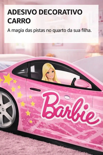 Cama Carro Infantil Da Barbie Com Proteção Meninas