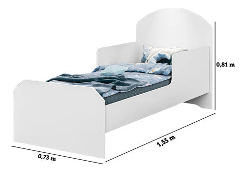 Mini Cama Infantil Do Homem Aranha P/ Quarto Menino C/ Pés