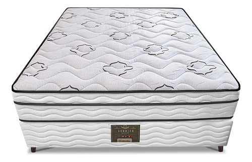 Cama Box Casal Cama Inbox Moderne Ortopédico Com Espuma D45