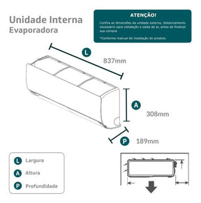 Ar-condicionado Hw Lg Dual Inverter +ai Voice 12k R32 Fr 220