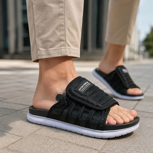 Chinelo Assuna Slide Masculino Ortopédico Leve Confortável