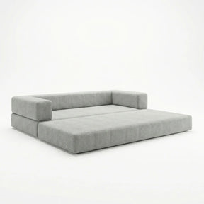 Sofá Cama 160cm Moderno 100% Espuma D33 Prensado Caixa