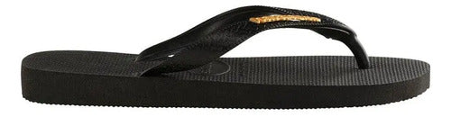 Sandália Havaianas Top Logo Metallic Tira Larga