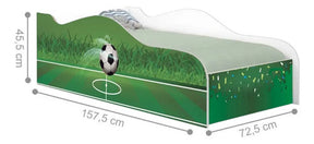 Mini Cama Infantil Futebol Com Colchão