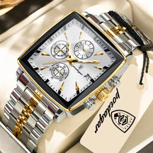 Relógio de Pulso Masculino Elegante de Quartzo com Cronógrafo – Modelo 25